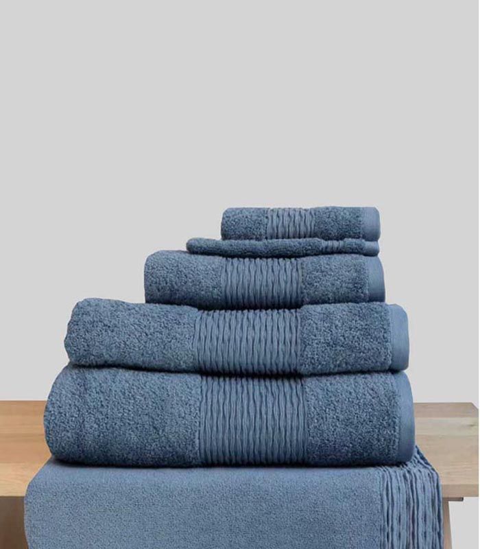 Drap de bain 100x150cm "Coton Bio" 600gr Nouvelle Collection Bleu Tempête Drap de bain 100x150cm "Coton Bio" 600gr Nouvelle Collection Bleu Tempête