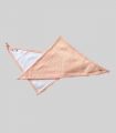 Bavoir bandana rose pâle