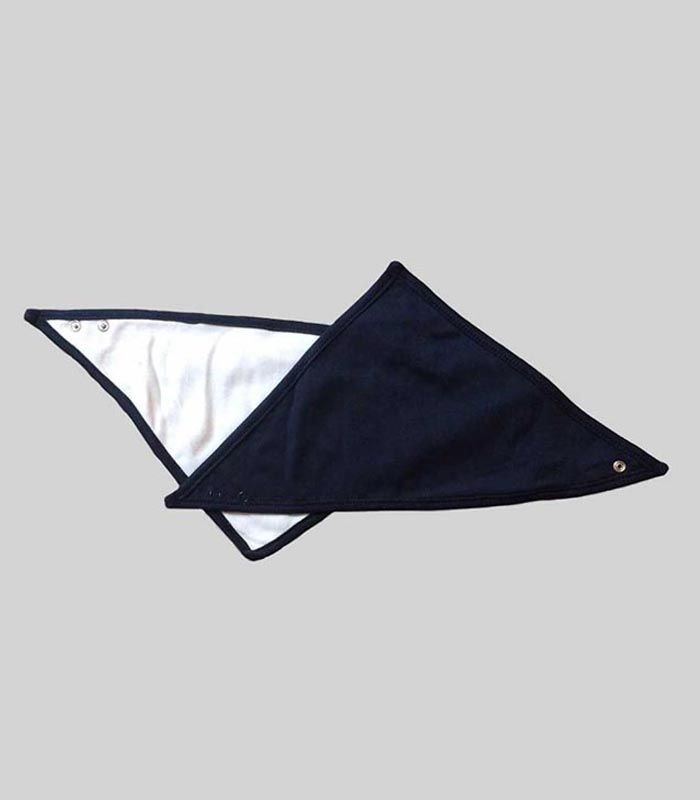 Bavoir bandana noir