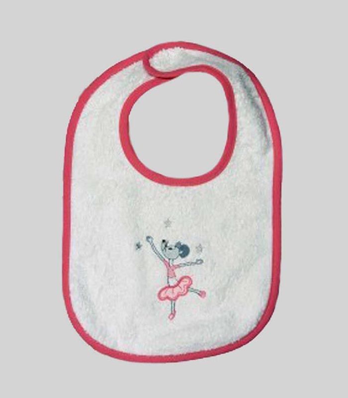Bavoir scratch Dancer Mouse 100% coton
