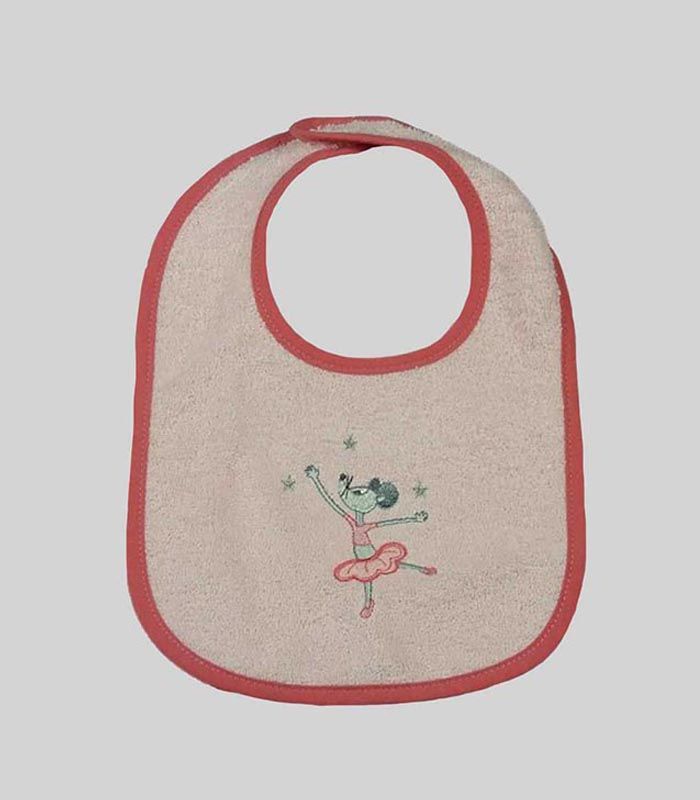 Bavoir scratch Dancer Mouse 100% coton