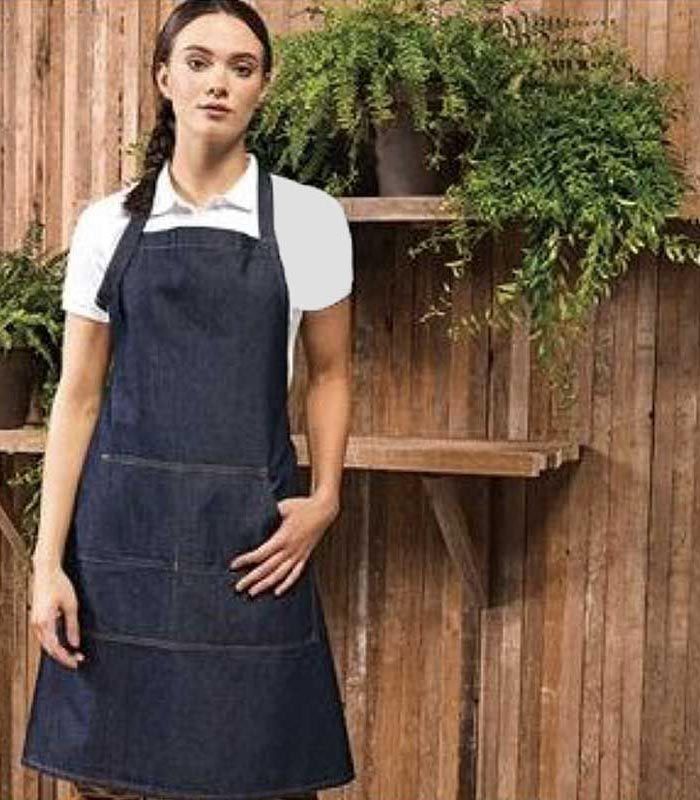 Tablier bavette Denim