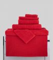 Tapis de Bain assorti ligne "Extra Moelleux" 50x80 1000gr/m² Rouge