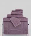 Tapis de Bain assorti ligne "Extra Moelleux" 50x80 1000gr/m² Aubergine