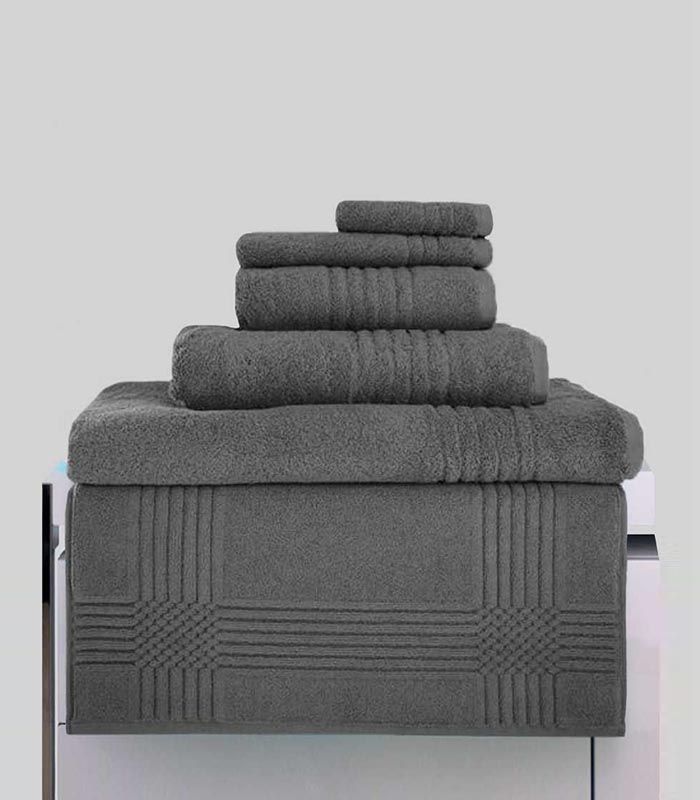 Tapis de Bain assorti ligne "Extra Moelleux" 50x80 1000gr/m² Anthracite