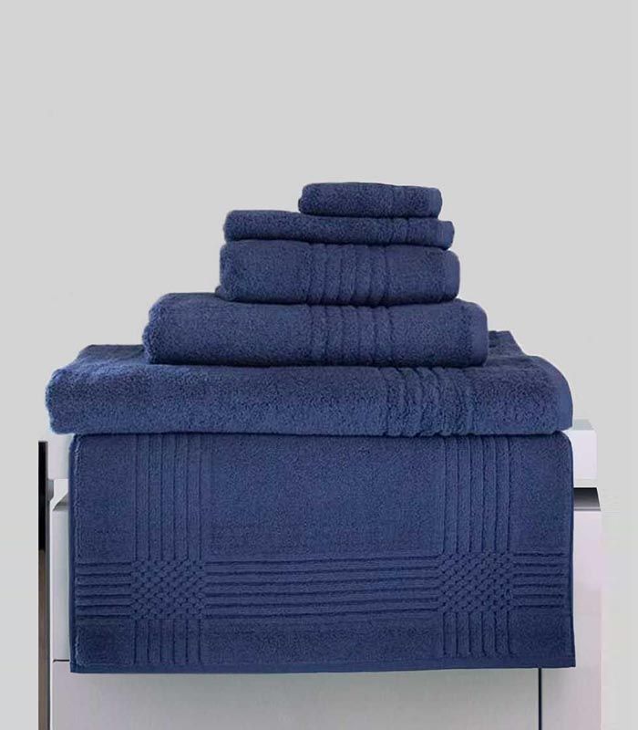 Maxi Drap de Bain "Extra Moelleux" 700gr/m² 100% coton Marine