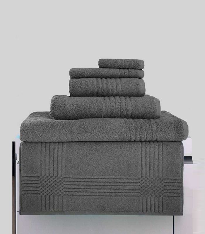 Maxi Drap de Bain "Extra Moelleux" 700gr/m² 100% coton Anthracite