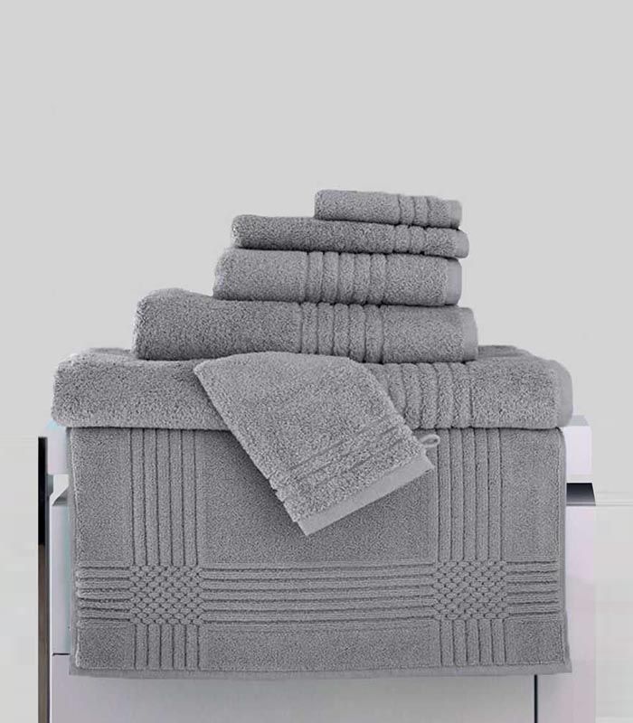 Gant de toilette "Extra Moelleux" 700gr/m² 100% coton Silver