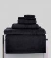 Gant de toilette "Extra Moelleux" 700gr/m² 100% coton Noir