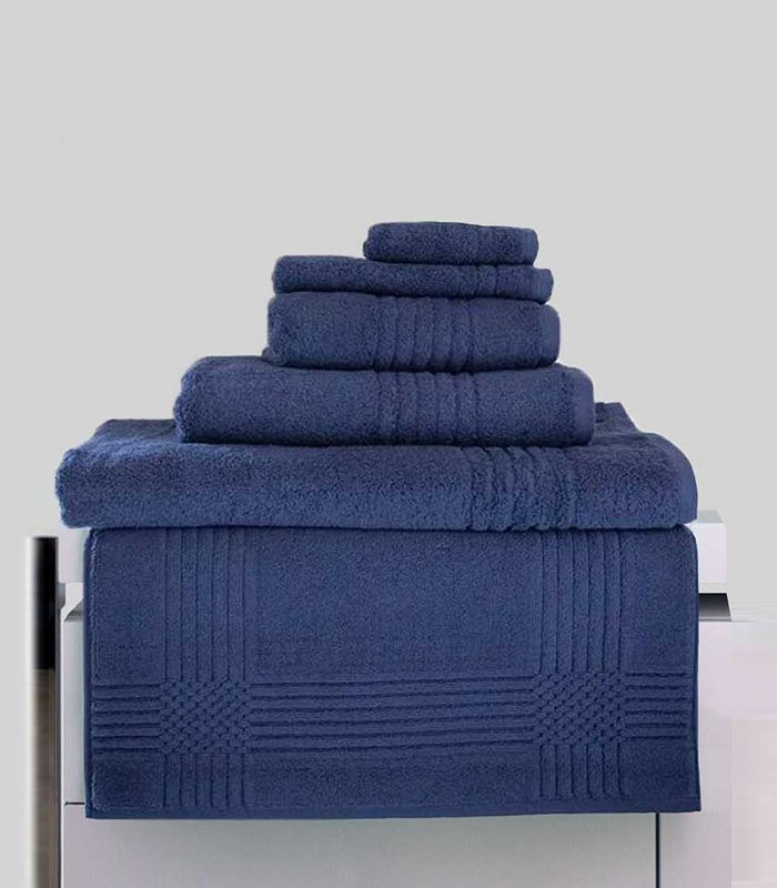 Gant de toilette "Extra Moelleux" 700gr/m² 100% coton Marine