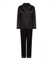 Pyjama en satin noir