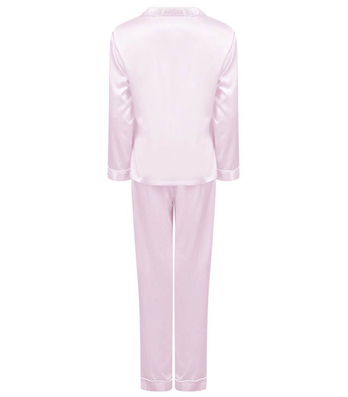 Pyjama en satin rose