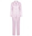 Pyjama en satin rose