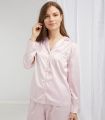 Pyjama en satin rose