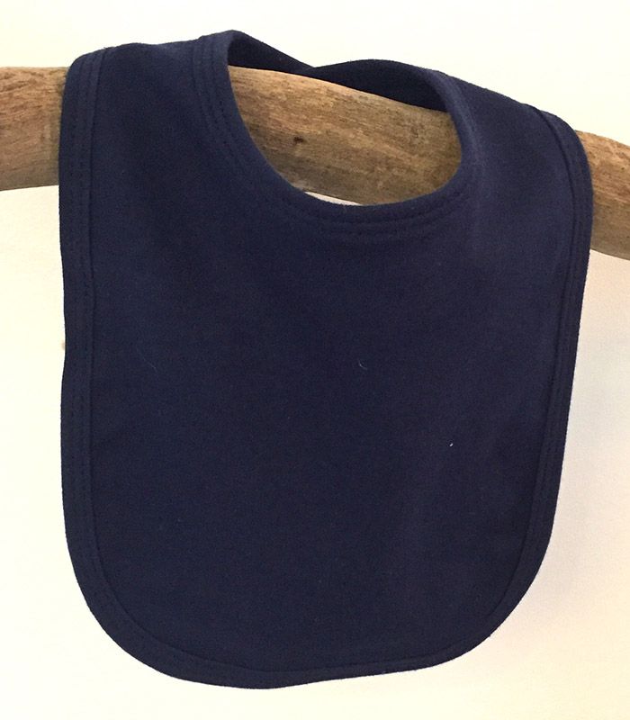 Bavoir bleu marine Bavoir bleu marine