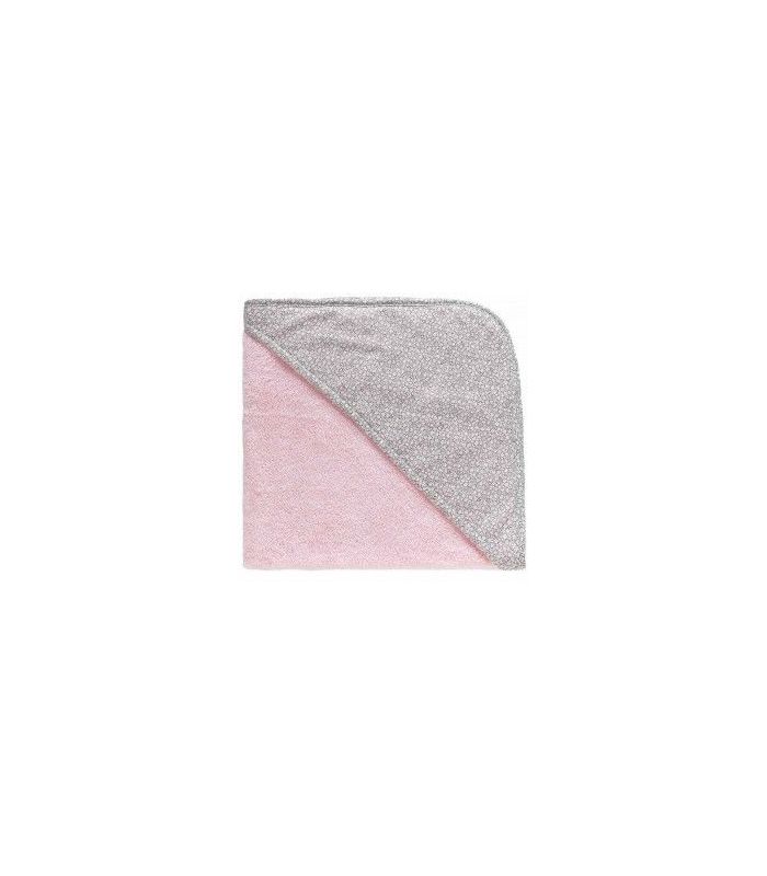 Cape de bain Claudine 100% coton rose Cape de bain Claudine 100% coton rose