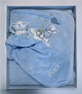 Coffret cape + doudou Mousky