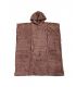 Poncho adulte chocolat
