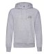 Sweat hoodie sans fermeture + broderie cœur