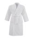 Peignoir col châle Studio 100% coton 400g/m² BLANC