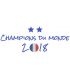 Casquette snapback trucker champions du monde 2018