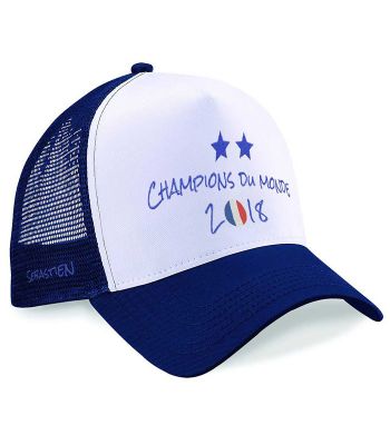 Casquette snapback trucker champions du monde 2018