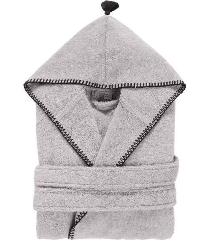 Peignoir à capuche enfant Fundy 100% coton Bio 450g/m²