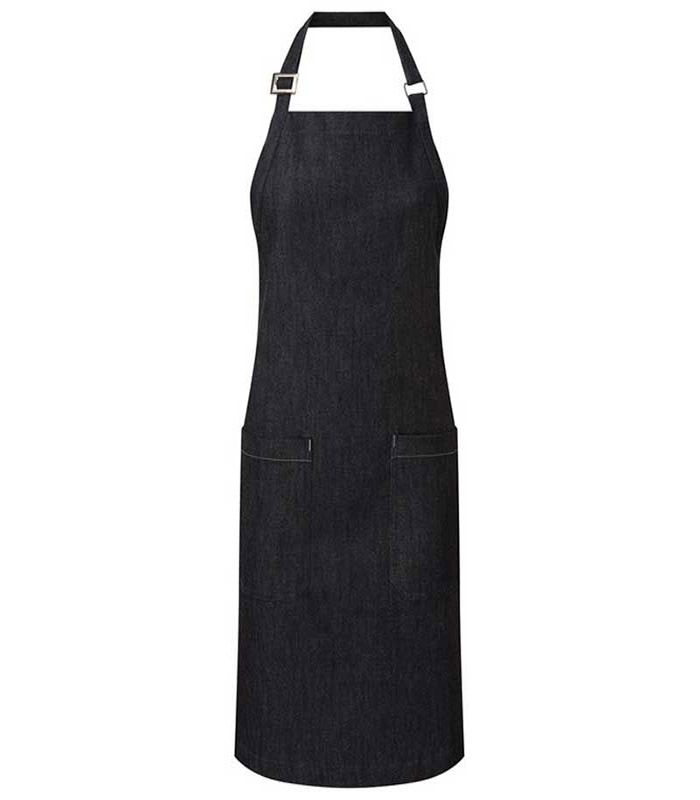 Tablier en denim biologique durable issu du commerce équitable INDIGO