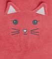 Drap de douche Misty le chat framboise 70x130cm 100% coton 450g/m²