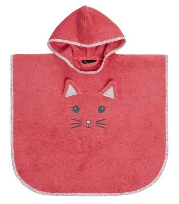 Poncho Misty le chat 100% coton 450gr/m²