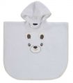 Poncho Bobby l'Ours blanc 100% coton 450gr/m²