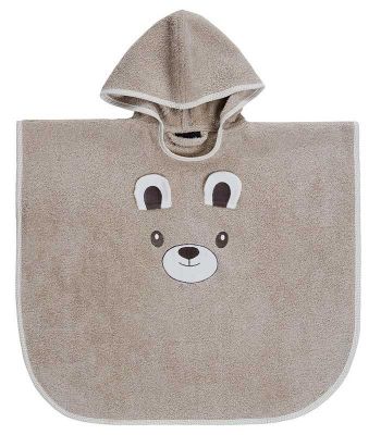 Poncho Bobby l'Ours 100% coton 450gr/m²