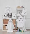 Collection Bobby l'Ours blanc 100% coton 450gr/m²