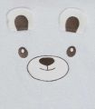 Drap de douche Bobby l'Ours blanc 70x130cm 100% coton 450gr/m²