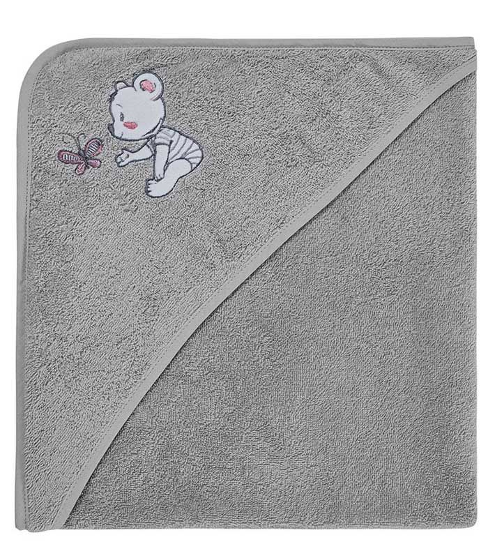 Cape de bain Baby Bear 75x75cm 100% coton 450gr/m²