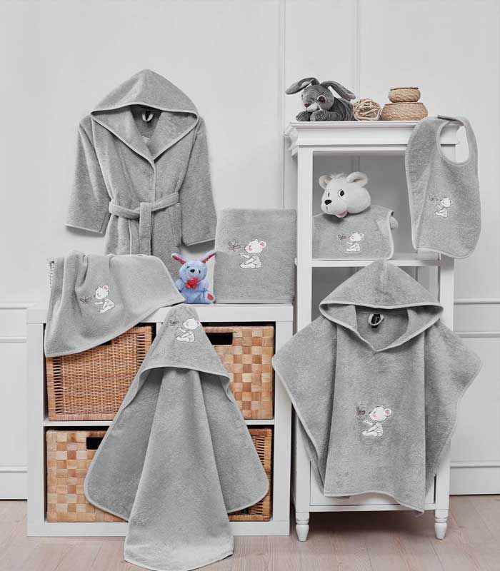 Poncho Baby Bear 100% coton 450gr/m²