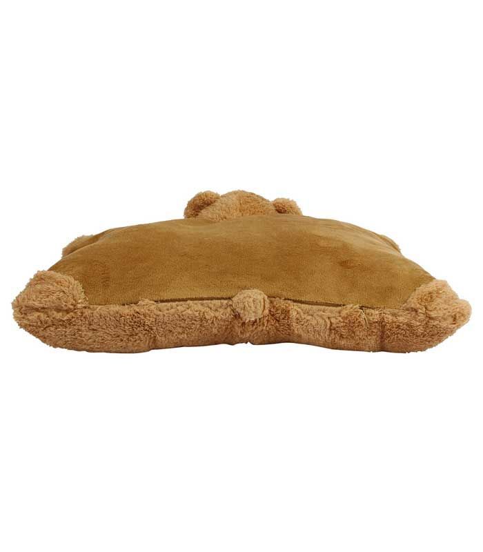 Coussin ourson peluche zippée