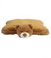 Coussin ourson peluche zippée