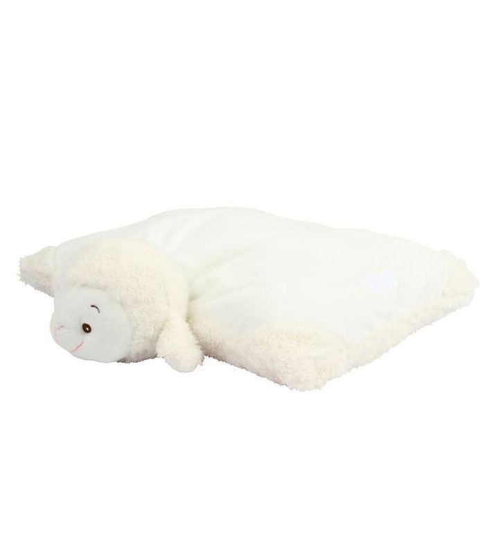 Coussin Agneau peluche zippée