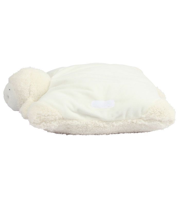 Coussin Agneau peluche zippée
