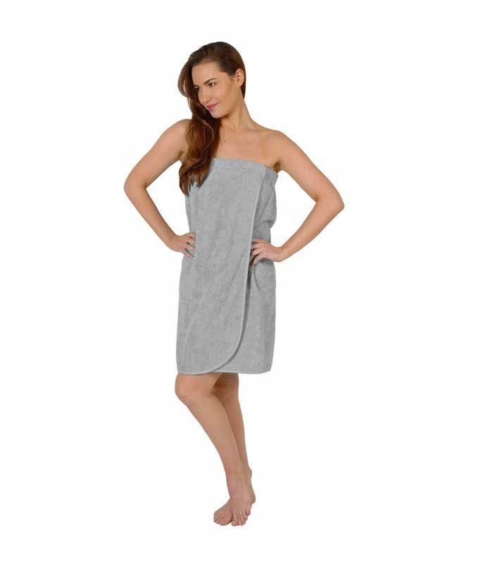 Paréo éponge 420gr/m² gris perle