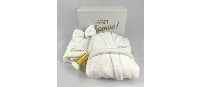 Coffret serviette de bain personnalisé pour des cadeaux uniques